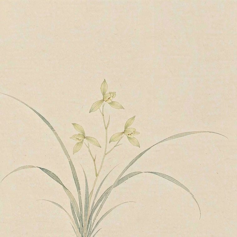 芝兰工笔小品